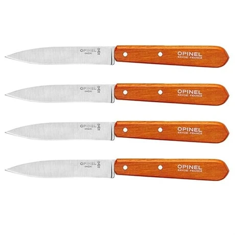 Opinel Set 4 Couteaux Office Lames Lisses Inox 10 Cm Coloris Mandarine 1 Opinel Set 4 Couteaux Office Lames Lisses Inox 10 Cm Coloris Mandarine