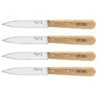 Opinel Set 4 Couteaux Office Lames Crantées Inox 10 Cm Couleur Naturel
