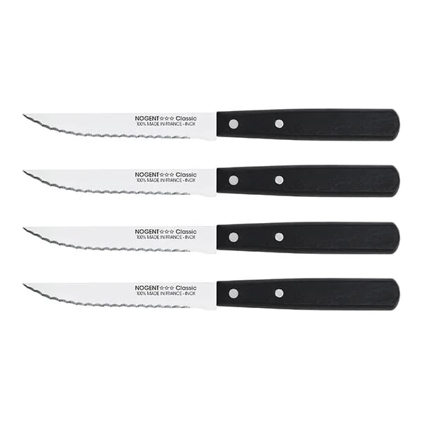 Set De 4 Couteaux à Steak 11 Cm Noir 1 Set De 4 Couteaux à Steak 11 Cm Noir