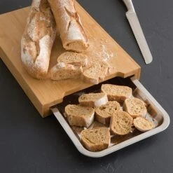 Planche à Découper Bambou 34 Cm Avec Bac Amovible Inox -Cuisine Fournitures Magasin 481016 4 4 Planche a decouper bambou 34 cm avec bac amovible inox Mathon