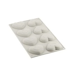 Silikomart Kit 6 Mini Tarte En Silicone Petit Amour -Cuisine Fournitures Magasin 500007 2 2 Kit 6 mini tarte en silicone Petit Amour Silikomart