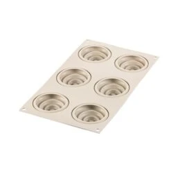 Silikomart Kit 6 Tartelettes Twist En Silicone Platinium -Cuisine Fournitures Magasin 50048 2 1 Kit 6 tartelettes Twist en silicone Platinium Silikomart