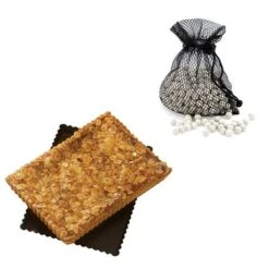 Lot Moule à Tarte Amovible Rectangle 30 Cm + Billes En Céramique 600 G