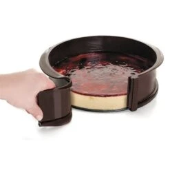 Moule Rond 25 Cm En Silicone Avec Fond Amovible -Cuisine Fournitures Magasin 511066 2 2 Moule rond 25 cm en silicone avec fond amovible Lacor