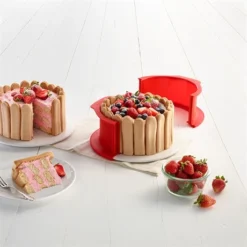 Lekue Moule à Charlotte Démontable En Silicone -Cuisine Fournitures Magasin 511080 2 6 Moule a charlotte demontable en silicone Lekue