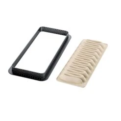 Silikomart Moule 3D Kit Tarte Zigzag Raffiné -Cuisine Fournitures Magasin 511139 2 1 Moule 3D Kit tarte zigzag raffine Silikomart