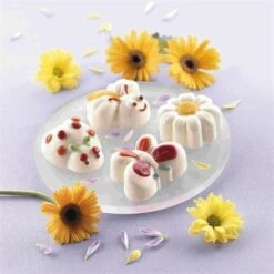 Silikomart 1 Moule Silicone Printemps 8 Décors Avec Cadre Rigide