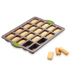 Rigiflex Plaque 20 Mini Financiers En Silicone Structure Acier