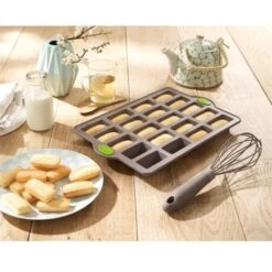 Rigiflex Plaque 20 Mini Financiers En Silicone Structure Acier -Cuisine Fournitures Magasin 512168 2 2 Rigiflex Plaque 20 mini financiers en silicone structure acier Mathon