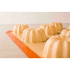 Plaque De 8 Empreintes Mini-cakes Striés -Cuisine Fournitures Magasin 512199 2 2 Plaque de 8 empreintes mini cakes stries Silpat