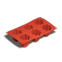 Silikomart Moule 6 Mini-pandoro En Silicone -Cuisine Fournitures Magasin 512237 2 1 Moule 6 mini pandoro en silicone Silikomart