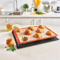 Plaque De 8 Empreintes à Briochettes -Cuisine Fournitures Magasin 512242 3 3 Plaque de 8 empreintes a briochettes Silpat