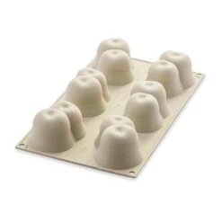 Silikomart Moule Silicone 6 Mini Gâteaux Rosso Ciliegia -Cuisine Fournitures Magasin 51447 2 1 Moule silicone 6 mini gateaux Rosso Ciliegia Silikomart