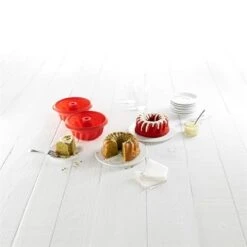 Lekue 2 Moules à Gâteaux Silicone Kouglof 15 Cm 700 Ml -Cuisine Fournitures Magasin 51451 2 2 2 moules a gateaux silicone kouglof 15 cm 700 ml Lekue