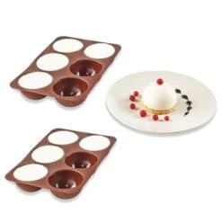 Lot De 2 Flexi'plaques 6 Demi-sphère