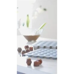 Lot 2 Grandes Plaques Silicone Mini-canelés Et Financiers -Cuisine Fournitures Magasin 519025 2 1 Lot 2 grandes plaques silicone mini caneles et financiers Mathon