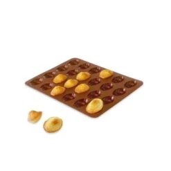 Lot De 2 Flexi'Plaques En Silicone - 20 Mini-muffins Et 24 Mini-madeleines -Cuisine Fournitures Magasin 519040 2 1 Lot de 2 Flexi Plaques en silicone 20 mini muffins et 24 mini madeleines Mathon