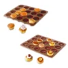 Lot De 2 Flexi'Plaques En Silicone - 20 Mini-muffins Et 20 Mini-savarins