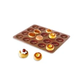 Lot De 2 Flexi'Plaques En Silicone - 20 Mini-muffins Et 20 Mini-savarins -Cuisine Fournitures Magasin 519042 2 1 Lot de 2 Flexi Plaques en silicone 20 mini muffins et 20 mini savarins Mathon