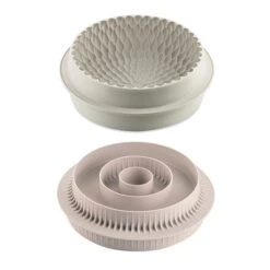 Silikomart Lot Moule En Silicone Honoré Et Moule à Insert Rond -Cuisine Fournitures Magasin 519128 2 1 Lot moule en silicone Honore et moule a insert rond Silikomart