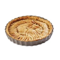 Moule à Tarte En Céramique 27 Cm Taupe -Cuisine Fournitures Magasin 52012 2 4 Moule a tarte en ceramique 27 cm taupe Mathon