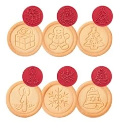 Tampon à Biscuits Noël 6 Décors Delicia -Cuisine Fournitures Magasin 52013 2 1 Tampon a biscuits Noel 6 decors Delicia
