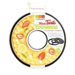 Moule à Tarte Amovible Forme Couronne 30 Cm -Cuisine Fournitures Magasin 541011 2 1 Moule a tarte amovible forme couronne 30 cm Scrapcooking