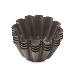 Set 4 Moules Briochettes Acier Revêtu 13 Cm 5 Set 4 Moules Briochettes Acier Revêtu 13 Cm -Cuisine Fournitures Magasin 541094 2 5 Set 4 moules briochettes acier revetu 13 cm Mathon