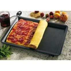 Plaque à Pâtisserie Acier Revêtu Anti-adhérent 40 Cm 7 Plaque à Pâtisserie Acier Revêtu Anti-adhérent 40 Cm -Cuisine Fournitures Magasin 54211 2 6 Plaque a patisserie acier revetu anti adherent 40 cm Mathon