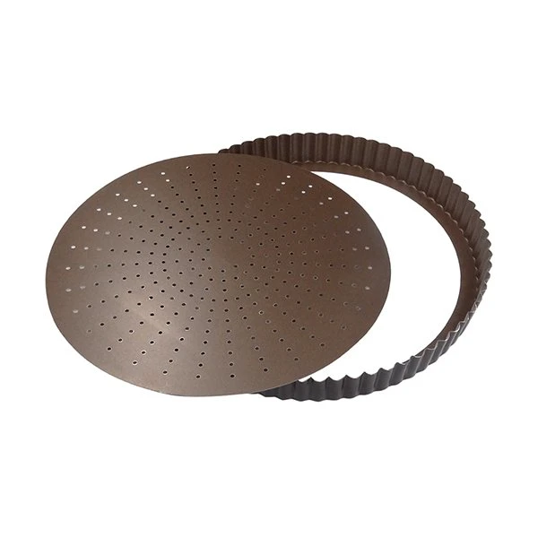 Tourtière Fond Amovible Perforé Antiadhérent 28 Cm 1 Tourtière Fond Amovible Perforé Antiadhérent 28 Cm