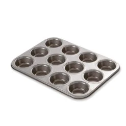 Plaque 12 Muffins Acier Revêtement Antiadhérent 35,5 Cm -Cuisine Fournitures Magasin 544003 2 3 Plaque 12 muffins acier revetement antiadherent 35 5 cm Mathon