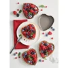 Set De 4 Moules à Tartelette Coeur Revêtement Antiadhérent 11 Cm