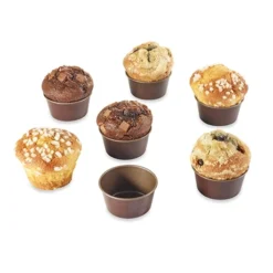 6 Moules à Muffin Individuels -Cuisine Fournitures Magasin 54412 2 4 6 moules a muffin individuels Gobel