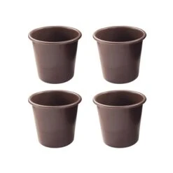 Lot De 4 Moules à Babas Ronds 6 Cm