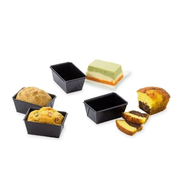 Patisse 4 Mini-moules à Cakes 1 Patisse 4 Mini-moules à Cakes