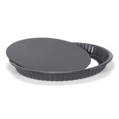Patisse Moule à Tarte Acier émaillé 30 Cm
