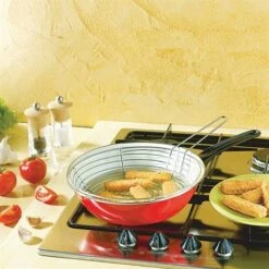 Poêle à Friture 26,5 Cm Avec Panier-égouttoir -Cuisine Fournitures Magasin 55302 3 4 Poele a friture 26 5 cm avec panier egouttoir Baumalu
