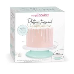 Plateau Tournant 28 Cm -Cuisine Fournitures Magasin 560010 3 1 Plateau tournant 28 cm Scrapcooking