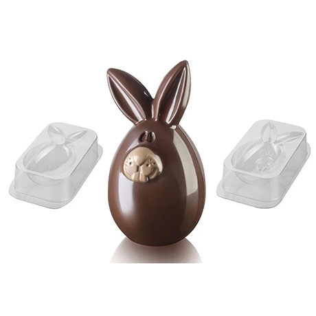 Silikomart Moule à Chocolat Lucky Bunny Plastique 1 Silikomart Moule à Chocolat Lucky Bunny Plastique