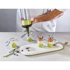 De Buyer Tube Piston à Pression Multi-usage -Cuisine Fournitures Magasin 56504 2 3 Tube piston a pression multi usage De Buyer