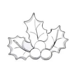 Patisse Découpoir Inox Feuille Houx