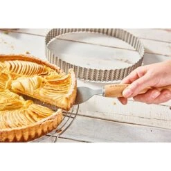 De Buyer Cercle à Tarte Perforé Cannelé Acier Inoxydable 28 Cm -Cuisine Fournitures Magasin 573029 2 2 Cercle a tarte perfore cannele acier inoxydable 28 cm De Buyer