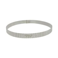 De Buyer Cercle à Tarte Perforé Cannelé Acier Inoxydable 32 Cm