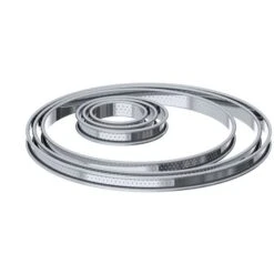 De Buyer Cercle à Tarte Inox Perforé 28 Cm