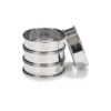 Patisse 4 Cercles à Tarte Inox 8 Cm