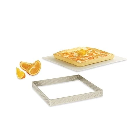 De Buyer Cercle à Tarte Perforé Carré 17,5 Cm 2 De Buyer Cercle à Tarte Perforé Carré 17,5 Cm – Image 2