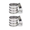 Patisse Lot De 8 Cercles à Tartes En Inox 8cm