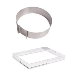 Lot Cercle Et Rectangle à Gâteau Extensibles