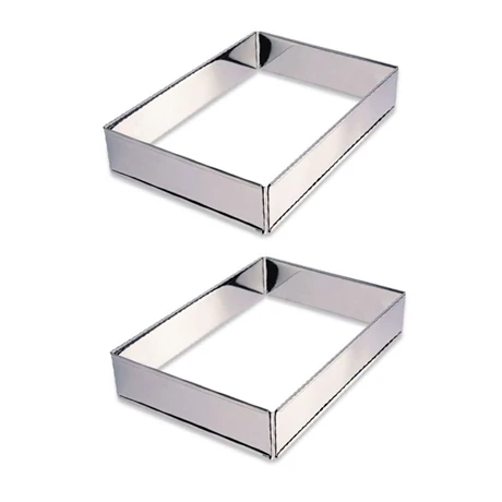 Lot 2 Rectangles à Gâteaux Extensibles 1 Lot 2 Rectangles à Gâteaux Extensibles