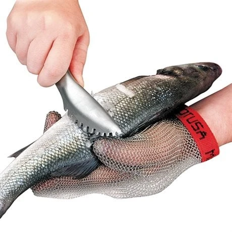 Gant Protection Coupures Pro En Côte De Maille Taille 8 2 Gant Protection Coupures Pro En Côte De Maille Taille 8 – Image 2